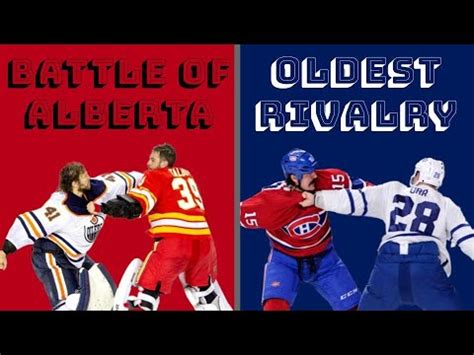Biggest Rivalries in the NHL .